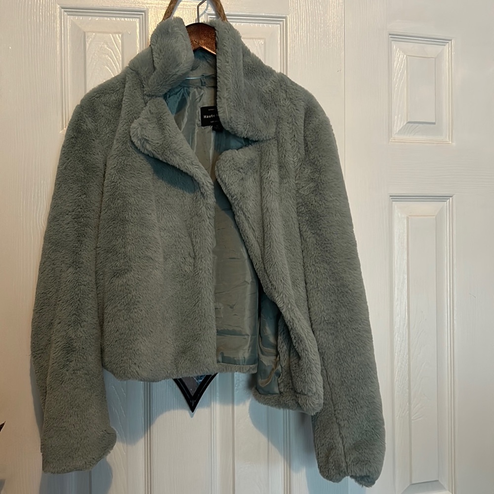 Faux fur jacket